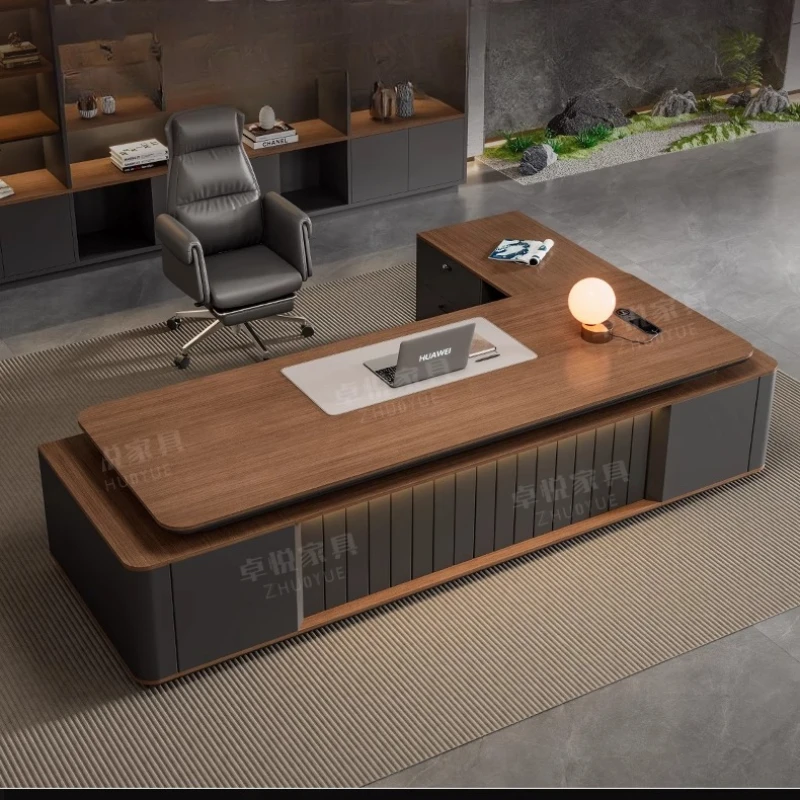 Suporte de perna barato gavetas de mesa executiva estética barato luxo gavetas de mesa executiva madeira mesa de escritorio móveis de escritório