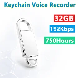 Mini Recorder Spy Audio Voice Recorder Hidden Device Sound 8G 16G 32G Keychain Digital small Voice Recorder Mp3