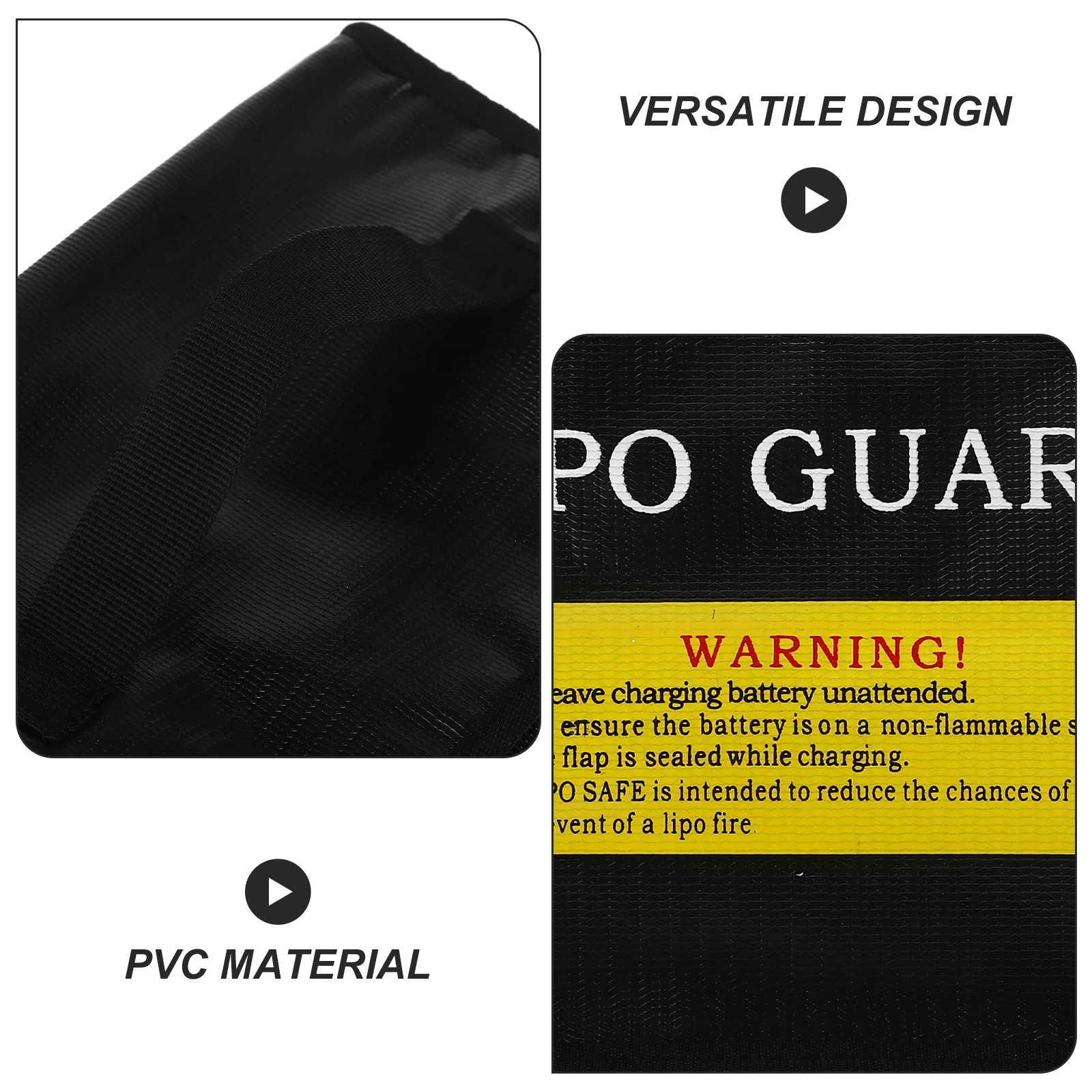 

Fireproof Bag Explosionproof Safety Protective Pouch Strong Durable Small Convenient Storage Bag