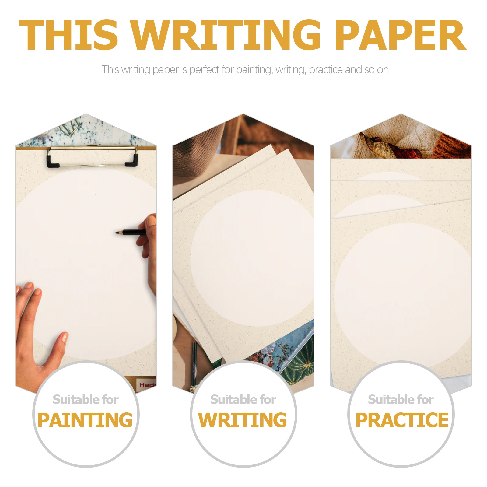 

2 Bags Handmade Xuan Paper Calligraphy Painting Practice Sheets Fine Craftsmanship Moderate Ink Control Chinese Art Supplies