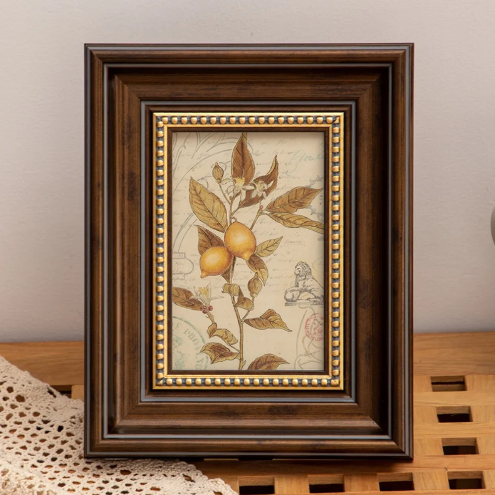 Creative 6 Inch Resin Black Rustic Picture Frame