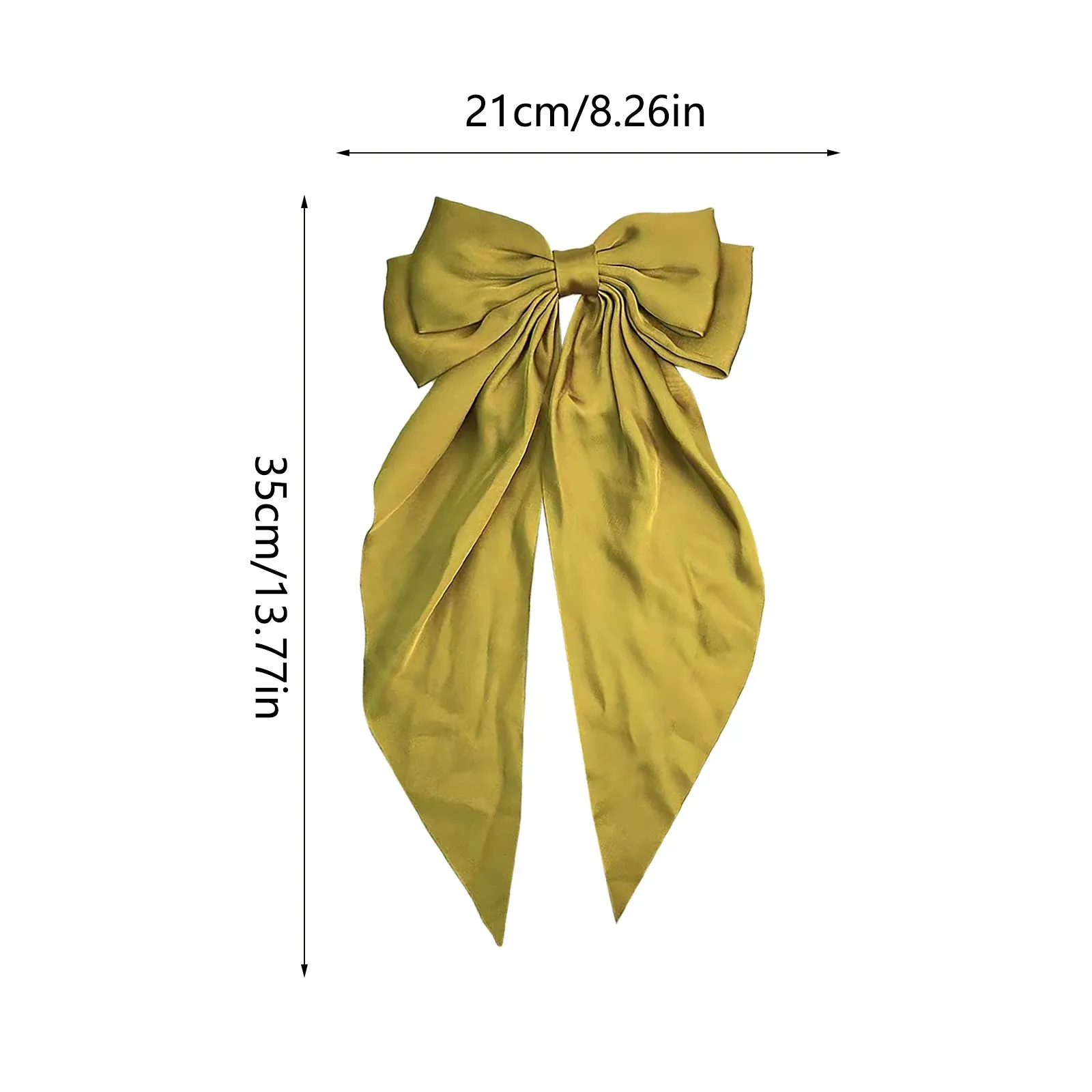الشيفون القوس مقاطع الشعر الفتيات الحلو الأزرق الساطع الساتان Bowknot الشريط كبير خمر الجزء الخلفي من الرأس العلوي كليب اليابانية طالب
