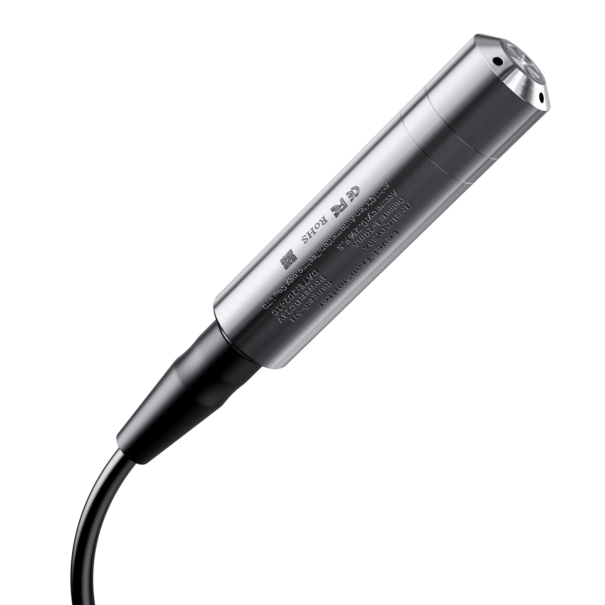 Trasmettitore sensore livello liquido 3M 5M 10M Gamma 304SS Sonda Sensore livello acqua idrostatico pozzo serbatoio 4-20mA 0-10V Uscita RS485