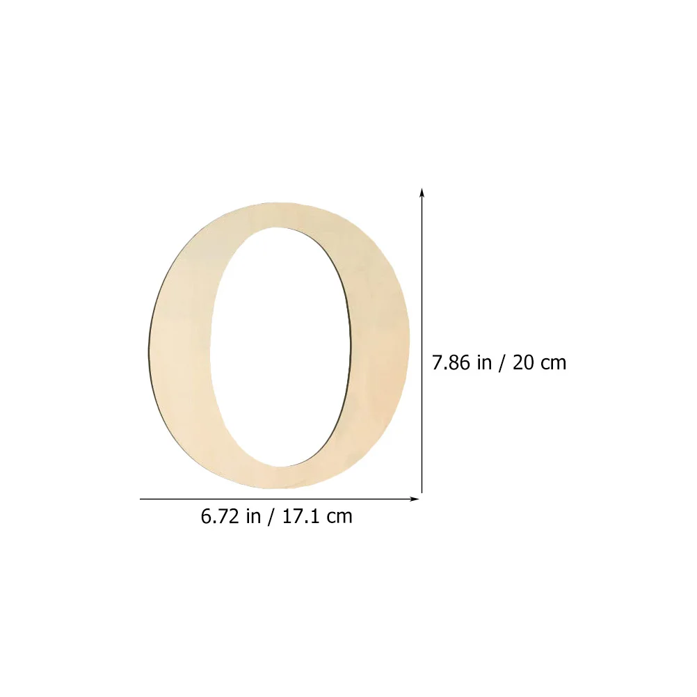 

7Pcs DIY Painting Slices Welcome Letters Wood Ornaments Special Design Delicate Workmanship Unfinished Letters Cutouts