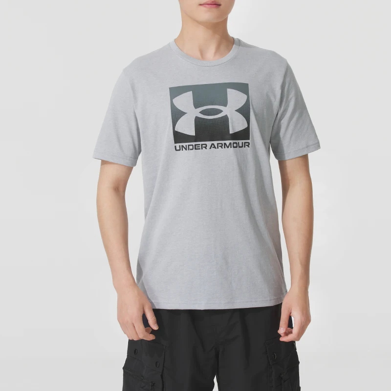 

Футболка Underarmour, мужская спортивная одежда, модная, мягкая, удобная, дышащая, с короткими рукавами, 1386793-011
