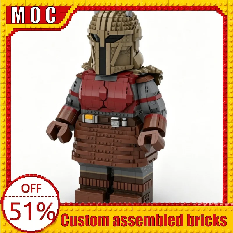 NEW 3291PCS War Series Figure Armorer Megafigure Custom Building Blocks MOC Model Educational Assembly Toy Birthday Gift Display