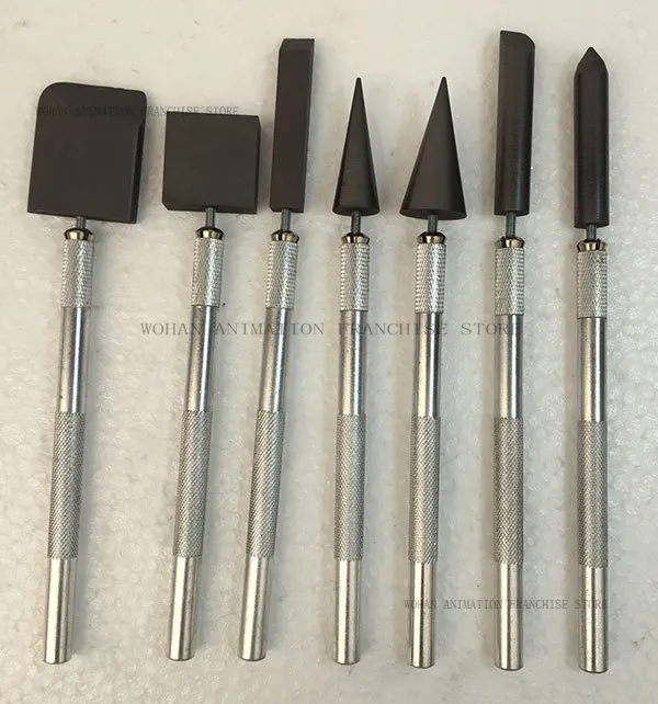 

Mini graphite tools, lantern reaming, shaping rings, edging Mini Graphite Shaping Tools