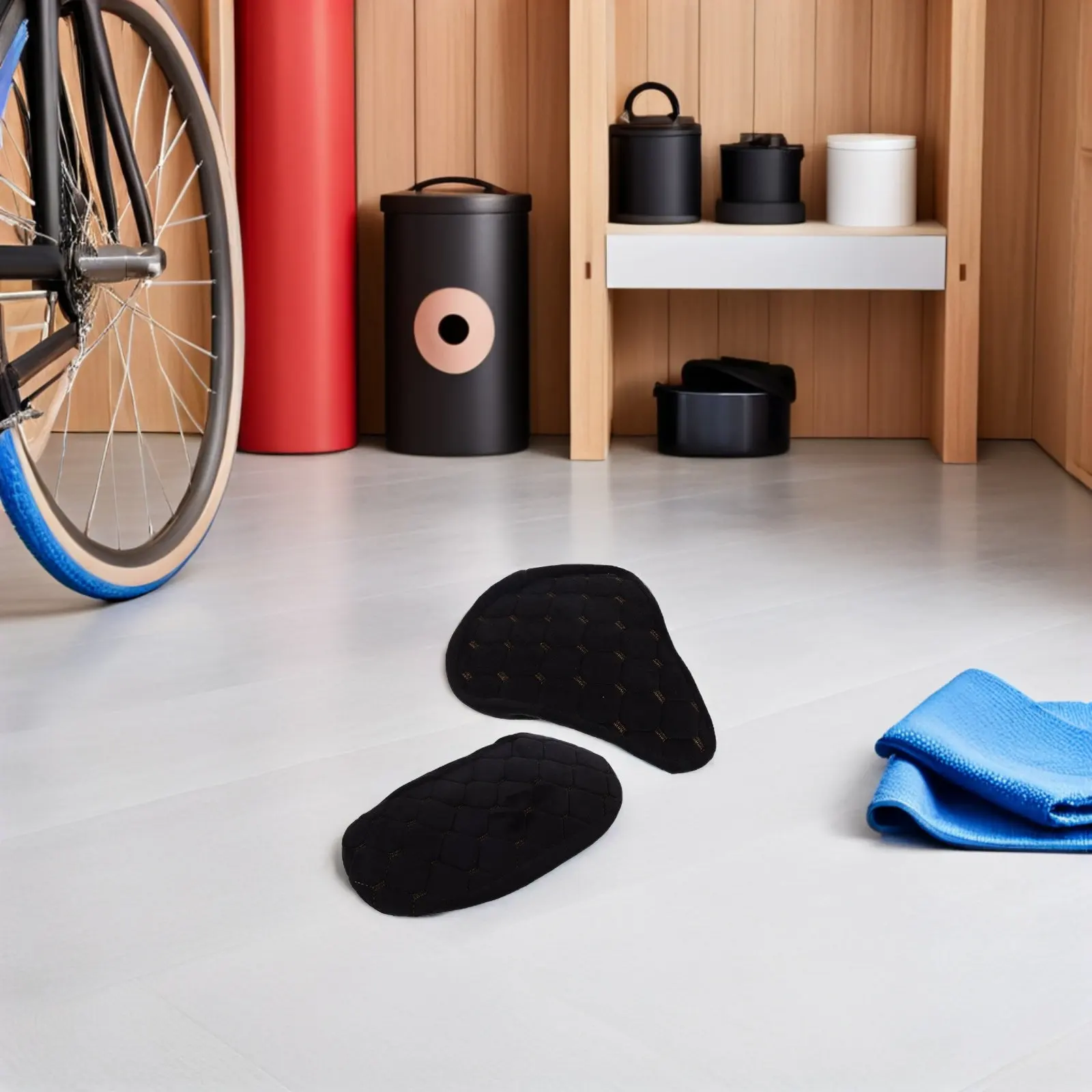 

2 комплекта зимних теплых чехлов для велосипедных сидений, универсальные хлопковые подушки для сидений, нескользящие защитные накладки для передних и задних сидений велосипедов и электровелосипедов