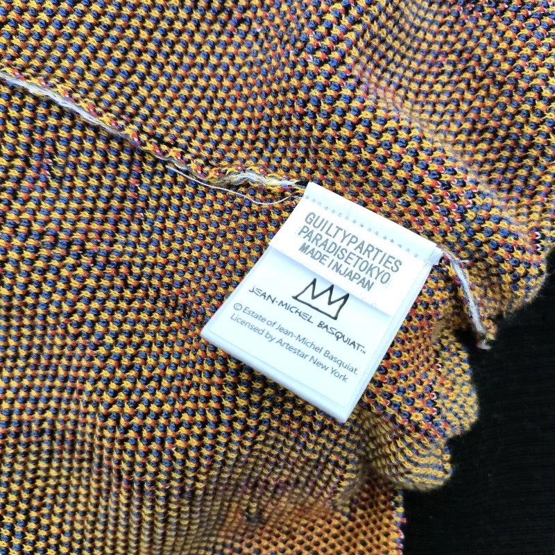 Black White Patchwork Knitted Jacquard Pattern Brand Hip Hop Vintage Heavy duty Mens Womens Highest quality WACKO MARIA Sweater