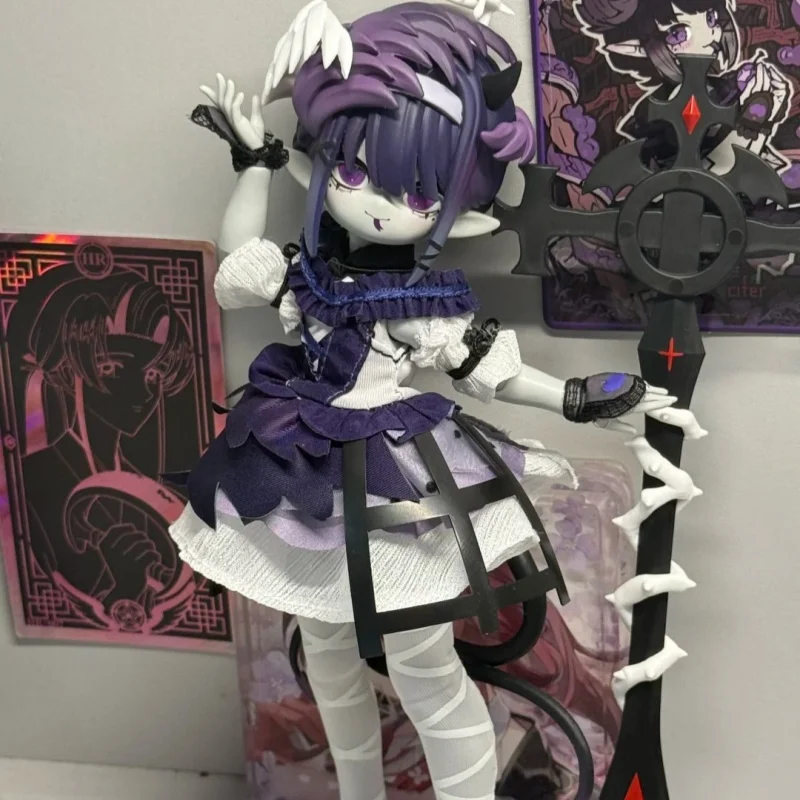 Cooze 1/8 Bjd قرون الشيطان صندوق أعمى المنقولة دمية زخرفة ألعاب رائعة الحركة المشتركة الإبداعية سطح المكتب جمع اللعب