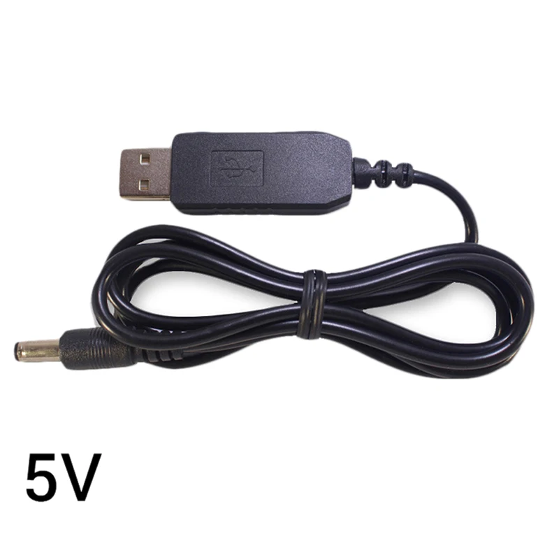 DC 5V-12V Boost Voltage Cable USB Converter Adapter Power Bank Router Cord