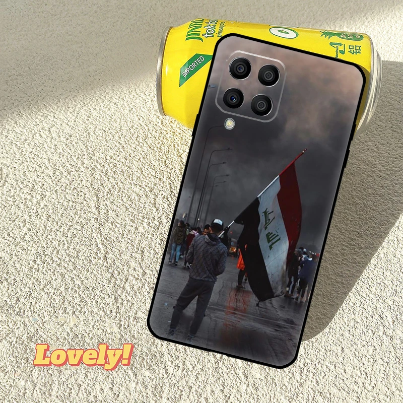 العراق العلم القضية لسامسونج غالاكسي M53 M16 M11 M21 M31 M35 M12 M13 M14 M15 M36 M56 M32 M52 M55 M34 M54 #6