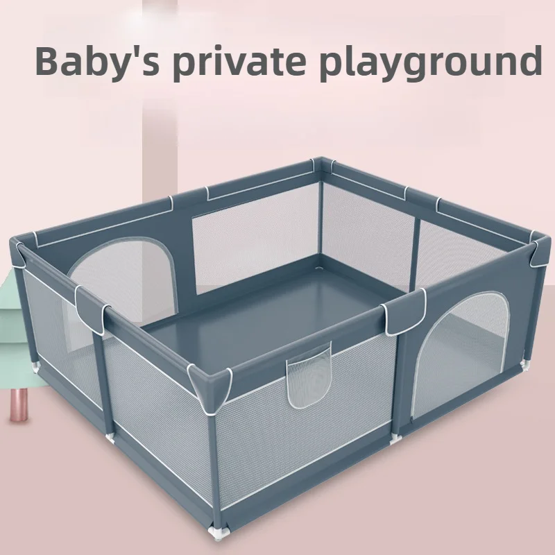 

Baby Playpen with Foam Protector - Large Activity Center for Toddlers, Indoor Safety Fence with Removable Ball Pit & Play Area