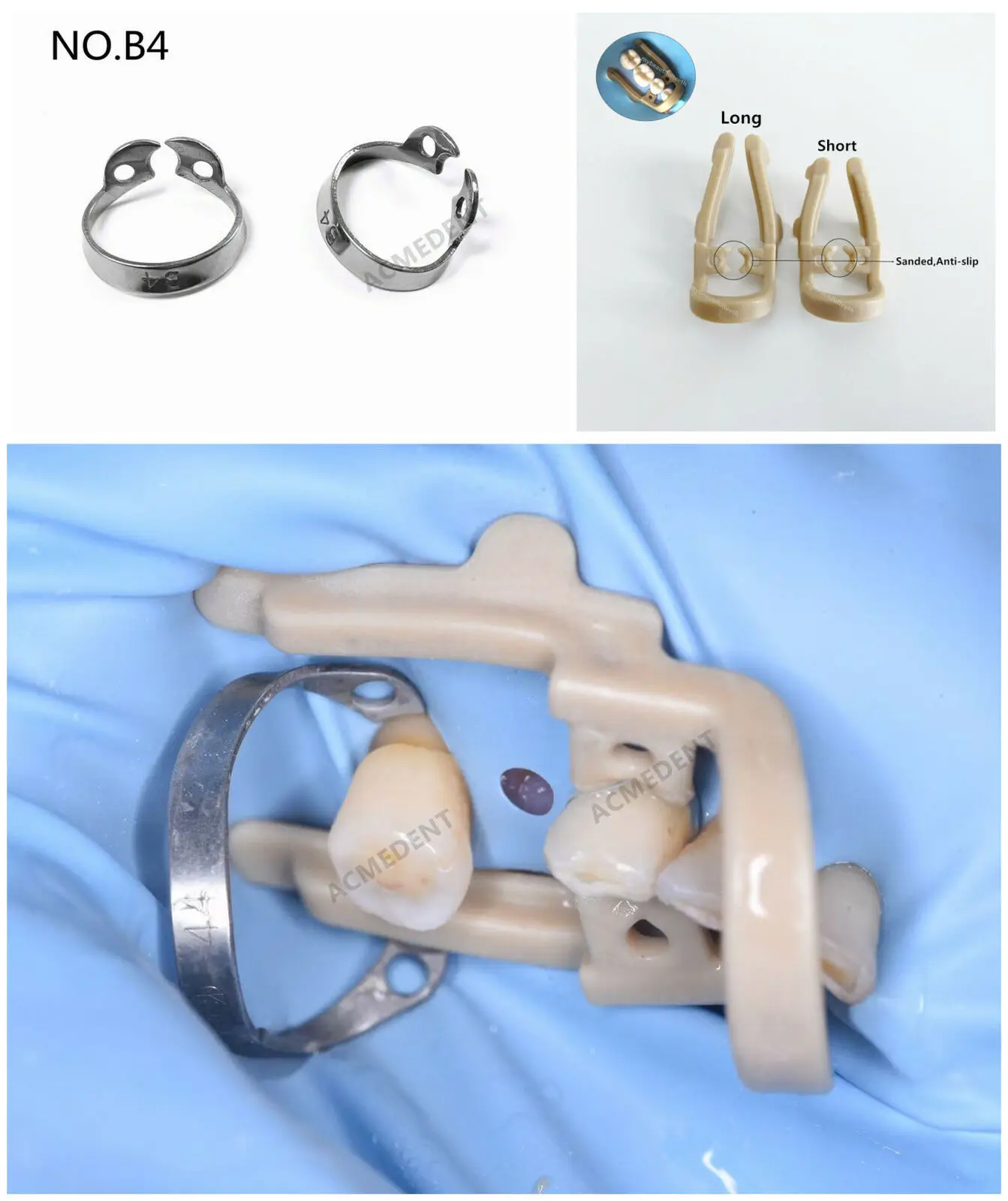 Dental Clamp Rubber Dam Clamps B4 Distal Extention Clip Sundries Molar Teeth