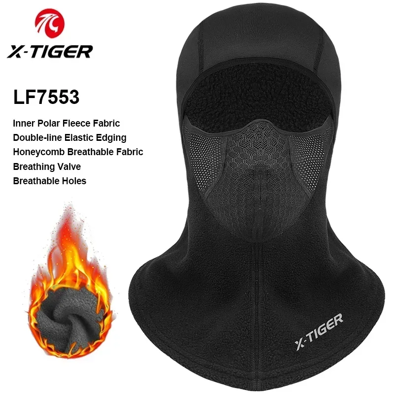 X-TIGER Winter Cycling Mask Ski Mask Dust-proof Filter Windproof Full Face Mask Balaclava Cycling Cap Ski Skate Hat