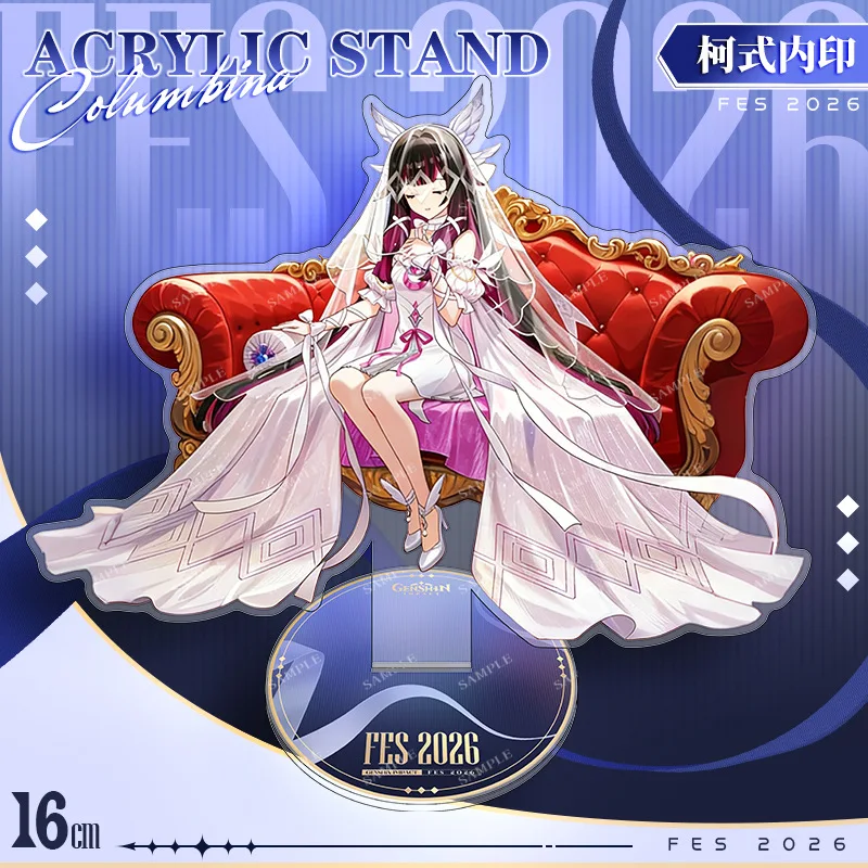 Yuanshen Characters Acrylic Plaque Standee Figure