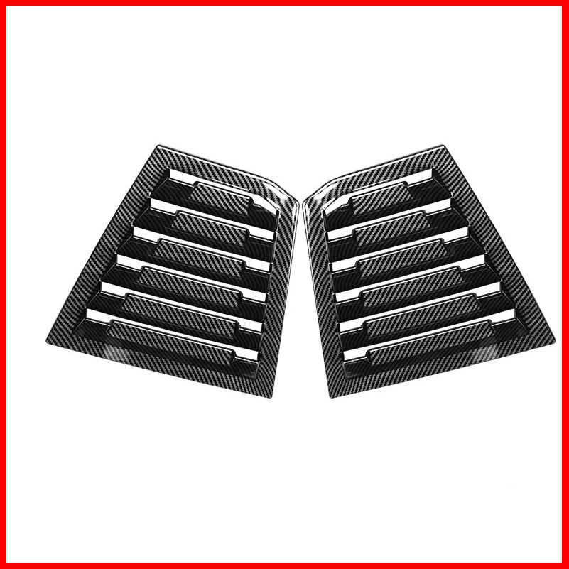 Car Styling For Chevrolet Cruze 2016-2019 Rear Triangular Window Blind Shades Louver Vent Cover Trim Decorative Auto Accessories
