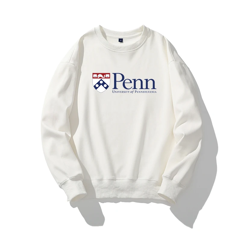 

University of Pennsylvania Hoodie, A Long-sleeved Round-neck Hoodie From An Ivy League University in The United States