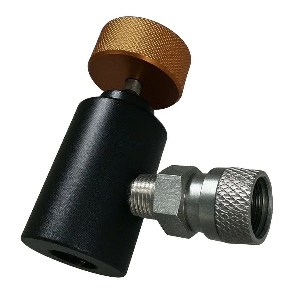 Metal Air Inflator Connector 11mm Body and 8mm Female Thread for Tire Pumps and General Air System Fitting Requirements