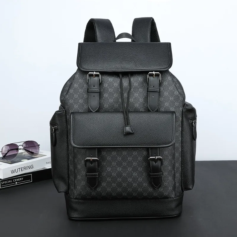 

Рюкзак нового дизайна для мужчин, роскошный модный клетчатый мужской рюкзак, водонепроницаемая дорожная сумка, рюкзаки большой емкости, студенческая школьная сумка