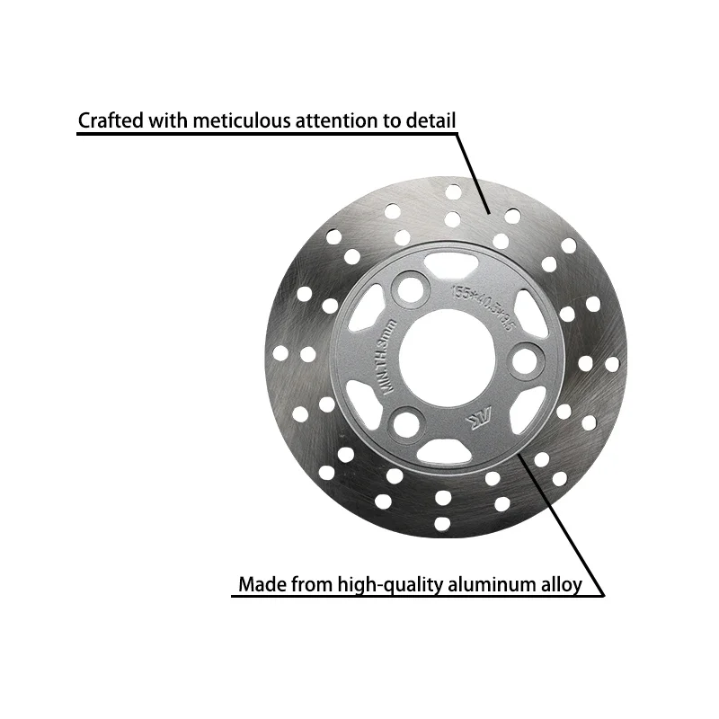 

ONLEEYPP Motorcycle Aluminum Alloy Brake Disc Rotor 2 Universal For Dirt Bike Front Rear Pad Plate Motocross Accessories