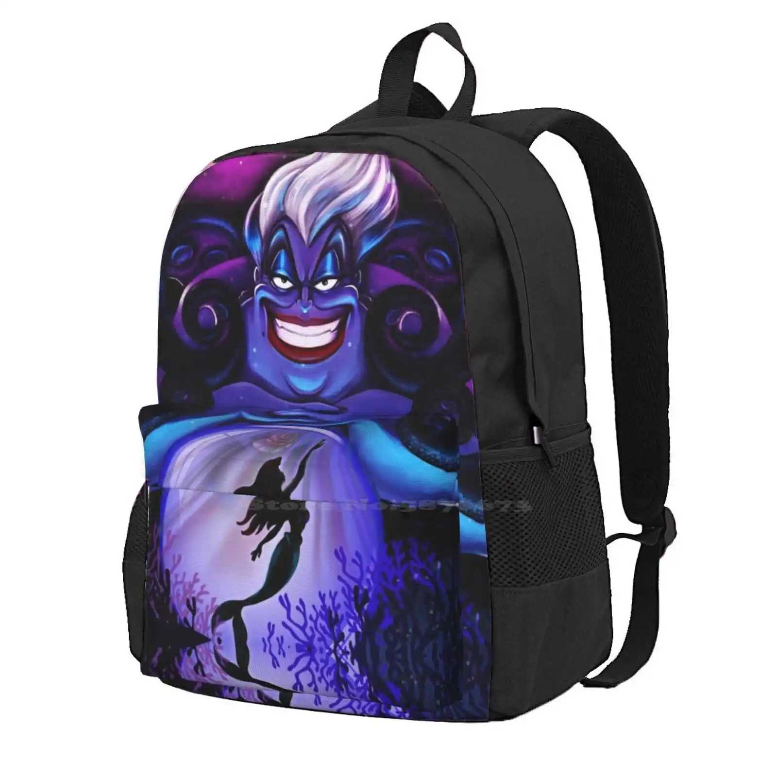 Ursula The Witch Of The Seas Hot Sale Backpack Fashion Bags Ursula Poor Unfortunate Souls Poor Souls In Disgrace Llittle