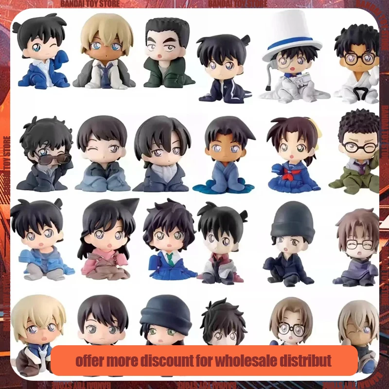 

Anime Detective Conan Figure Gasha Scotch Shinichi Kudo Toru Amuro Masumi Sera Toys Kawaii Pvc Model Doll Christmas Gifts