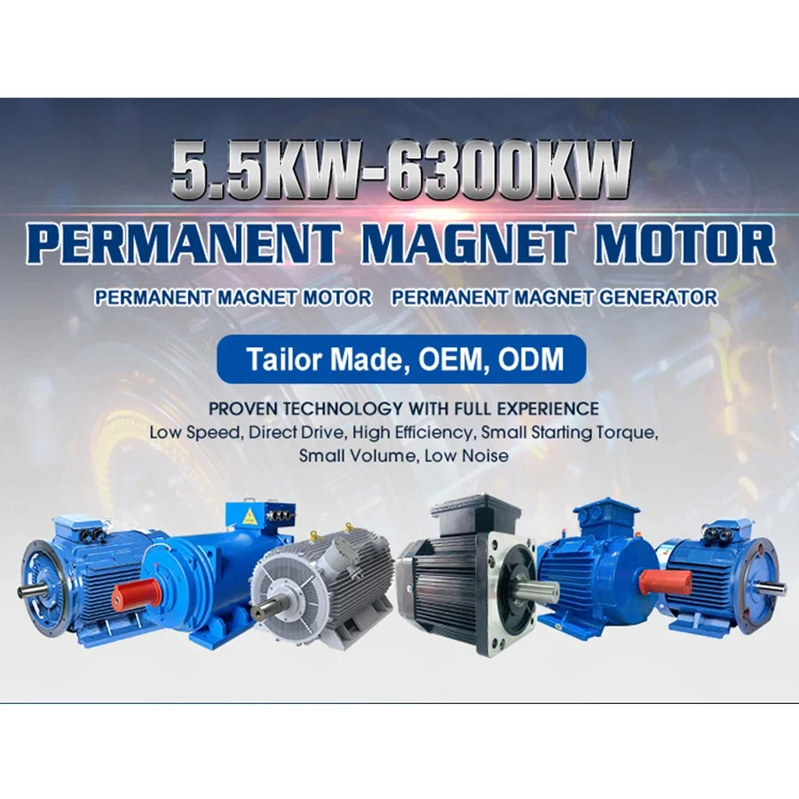 High Efficient Energy-saving 2 Pole Phase Ac Permanent Magnet Motor Manufacturers for Exhaust Fan