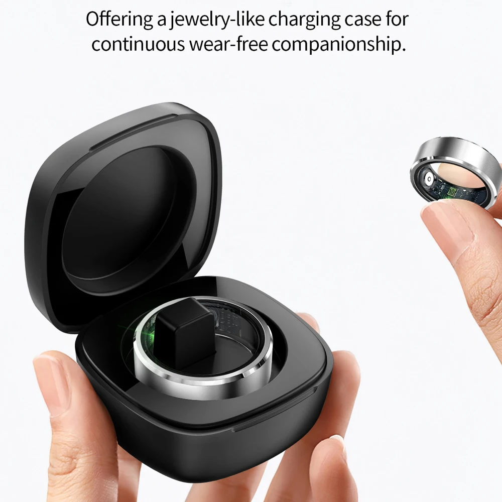 Nuovi anelli intelligenti Bracciale Anello digitale per dito Monitoraggio della frequenza cardiaca Impermeabile Ossigeno nel sangue Sonno Telecomando Sport Uomo Donna