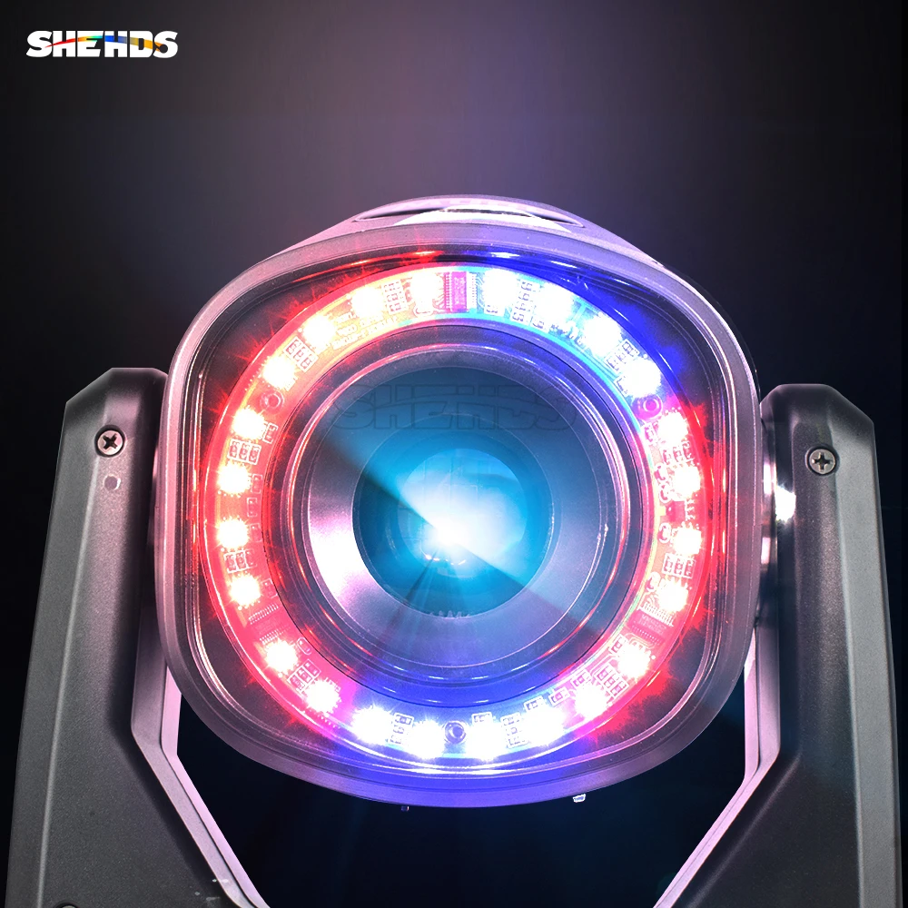 Imagem -04 - Shehds-led Spot Moving Head Light Feixe com Círculo Prisma Padrão Estático e Dinâmico para Discotecas dj Bar Boate Pcs 100w