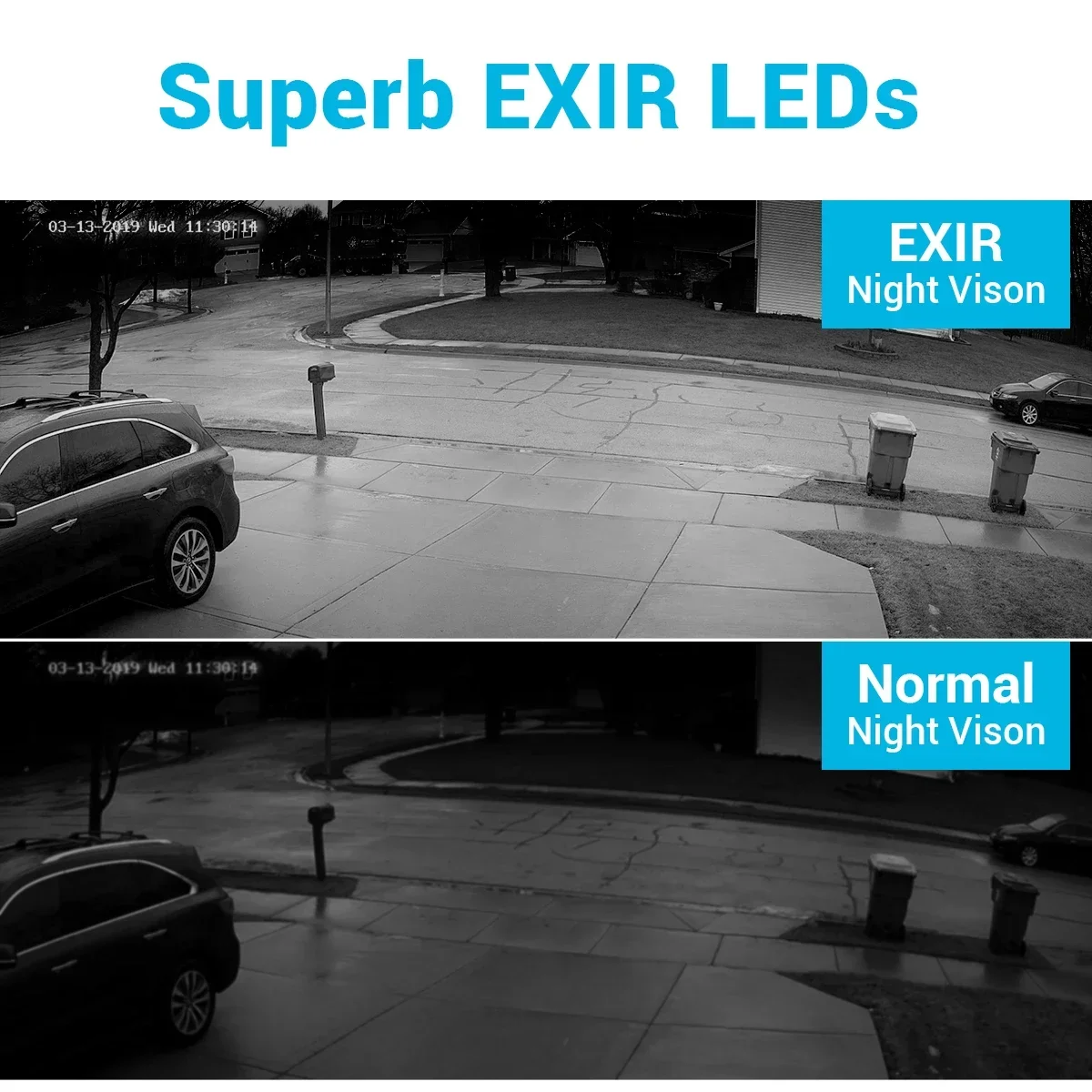 ANNKE 4K Ultra HD 4 pezzi Telecamera di sicurezza bullet Visione notturna IR IP67 Telecamera CCTV cablata per interni esterni impermeabile