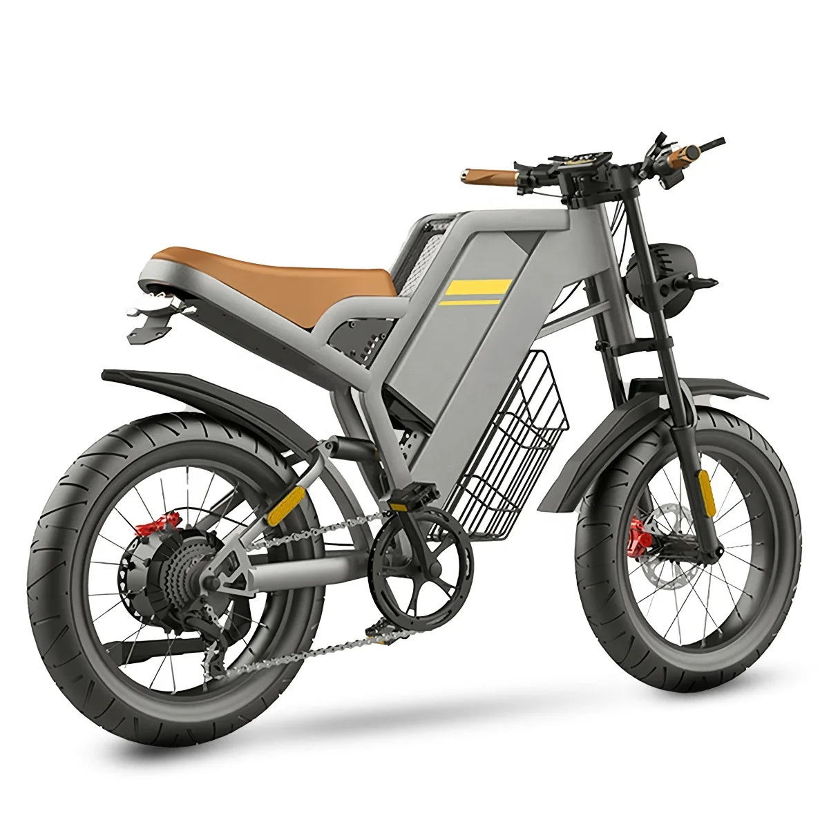

STLF Factory Direct GT20 Intelligent Electric Bicycle 1500W Motor Power 48V 15ah Long Endurance Off-Road Vehicle Foreign Trade S