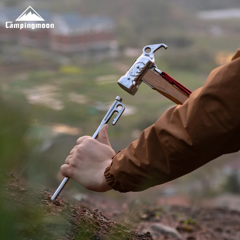 R40-6 stainless steel tent fixed pole camp peg material stainless steel 420 forged for strength
