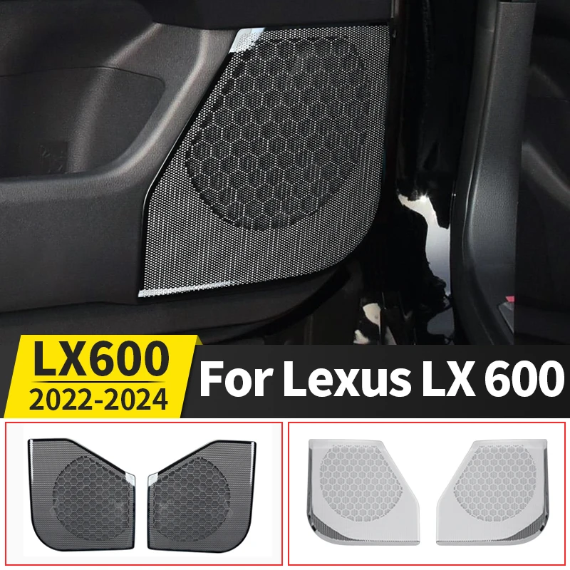 2021-2024 For Lexus 600 LX600 LX500d Interior Modification Accessories Car Door Audio Speaker Cover Decoration 2022 2023