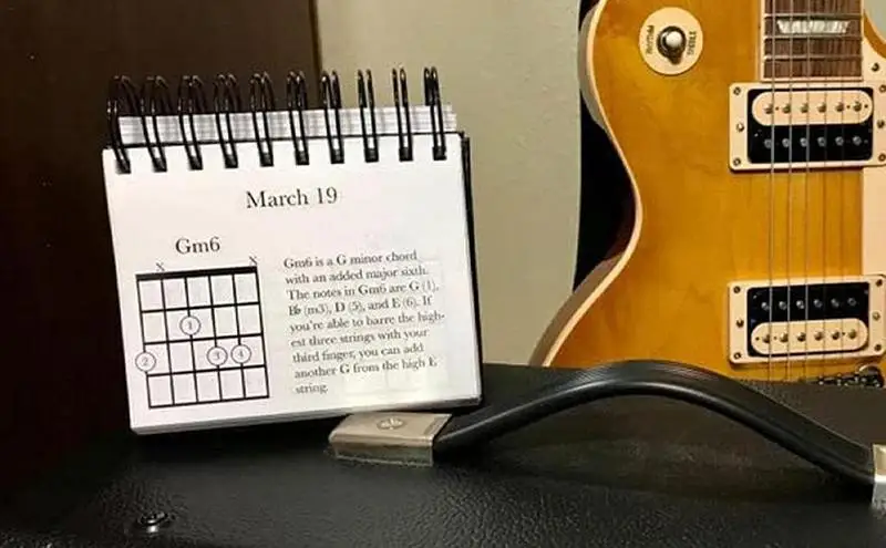 Page A Day Calendar 2024 365 Days Of Daily Guitar Chords Clear Printing Guitar Practice Supplies For Beginners And Guitarist