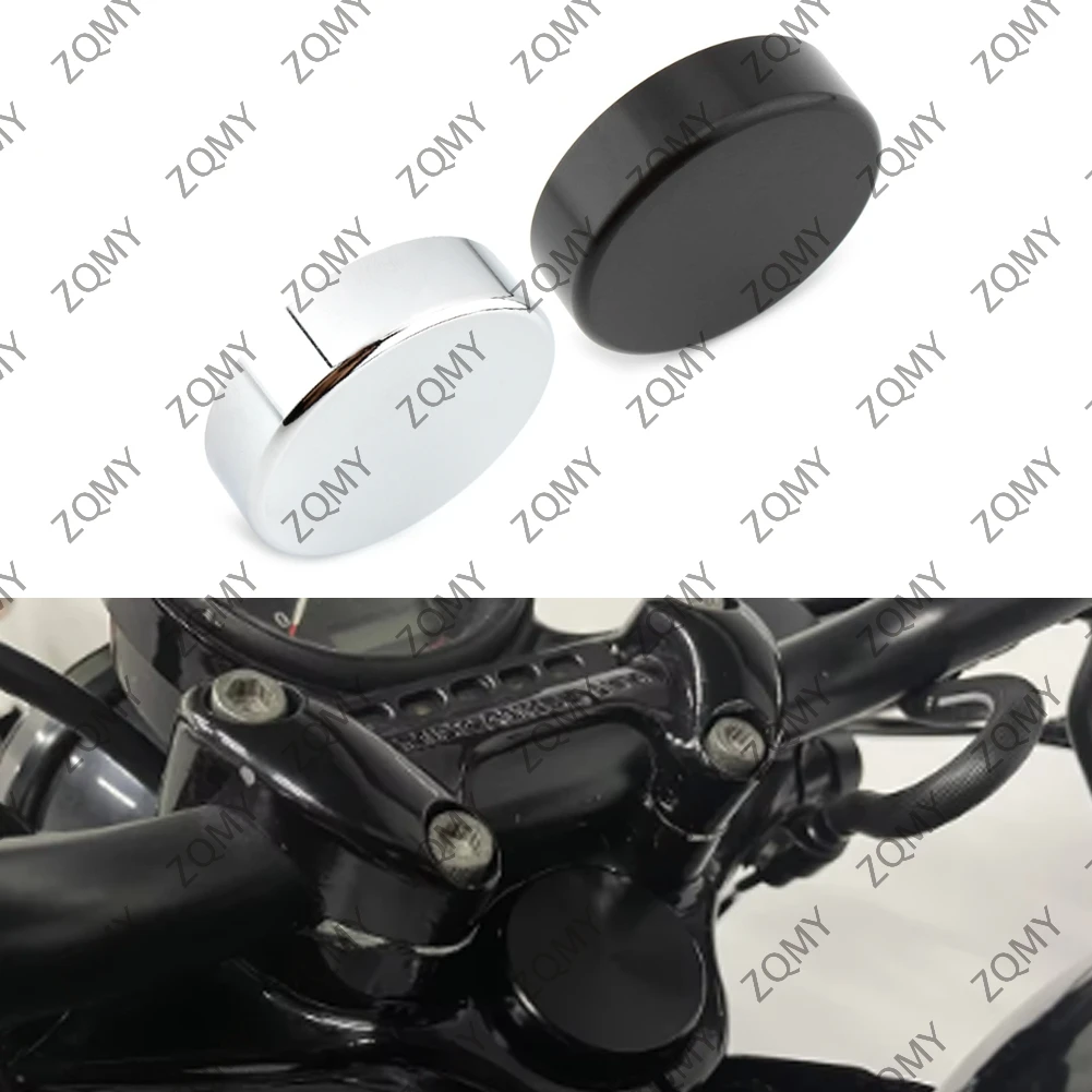 1pcs Motorcycle Upper Fork Stem Center Cover For Harley Sportster 48 XL1200 1988-2013