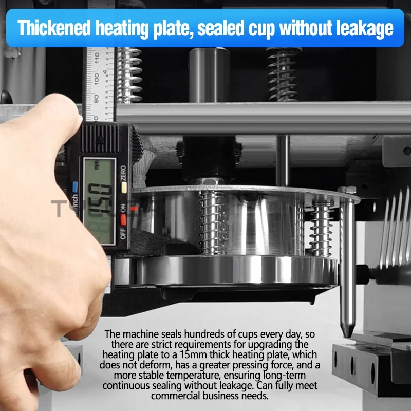 Beker Sluitmachine Sap/MelkThee/Koffie/Bubble Thee Winkel Sealer Commercieel Handmatig Plastic PP 90/95 MM Diameter Drankjes Cup Sealer