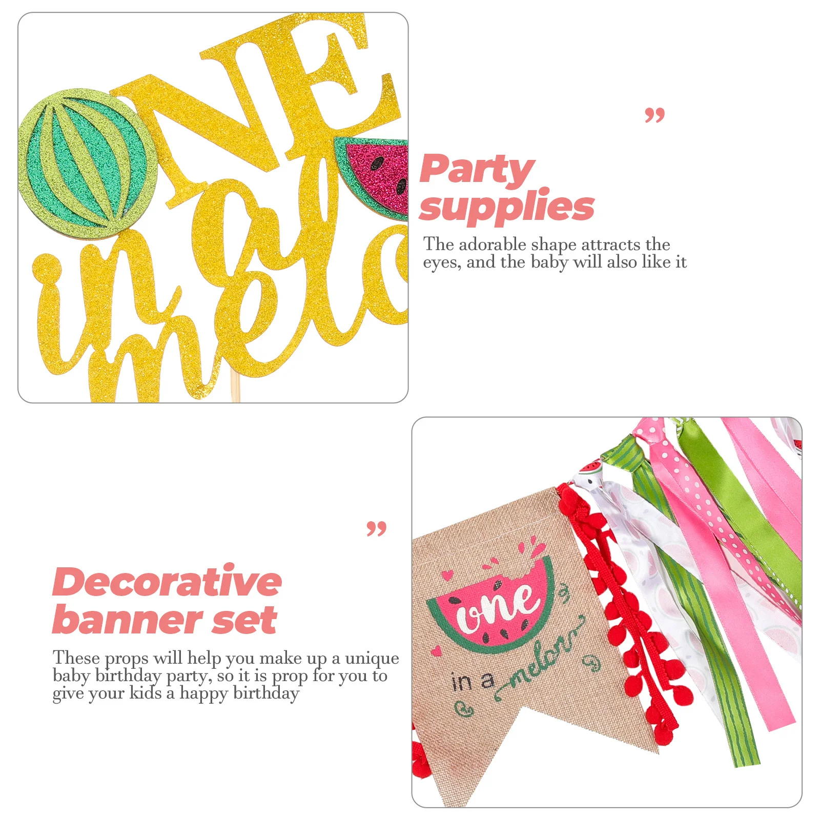 

1 Set Banner Hanging 92M Drawstring Fabric Garland For 1St Birthday Party Cake Decor Supplies Decor Cloth Garland For