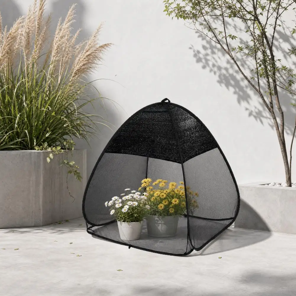 Outdoor Plant Shade Net Pop-up Plant Cover Tent with Ground Stakes Garden Bird Netting Shade Cover Barrier Sun for Vegetables