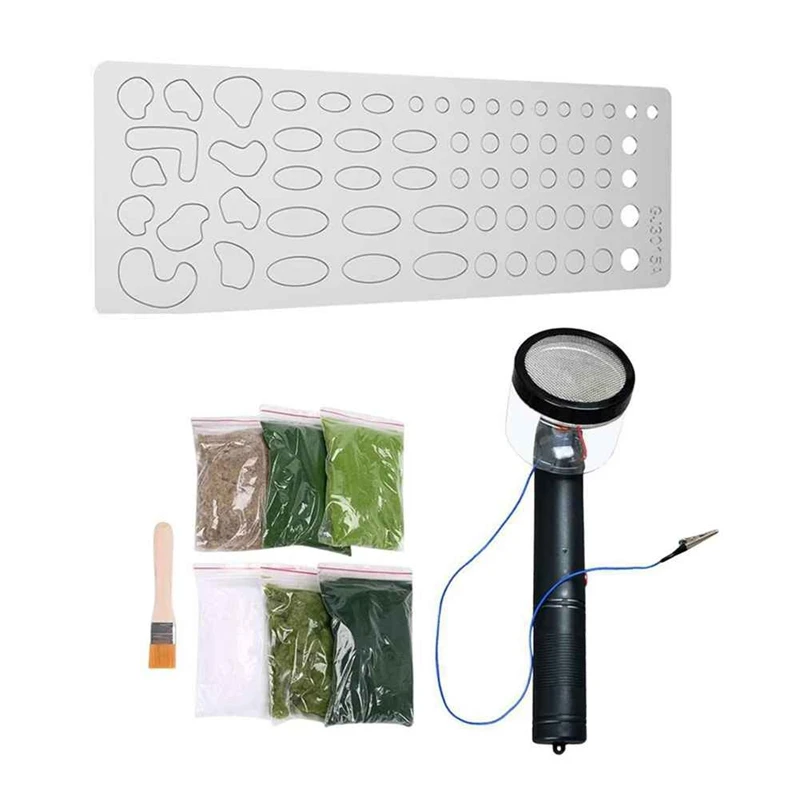 

Y51A-Static Grass Flocking Applicator Electrostatic Grass Planter Electrostatic Flocking Machine Sand Table DIY Tool