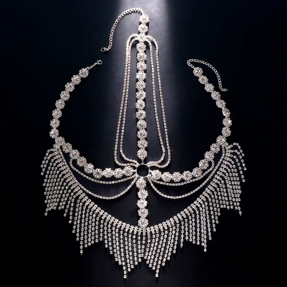 Stonefans New Tassel Veil Masks Women Headwear Rhinestone Face Mask Masquerade Dance Party Costume Sexy Face Accessories Jewelry