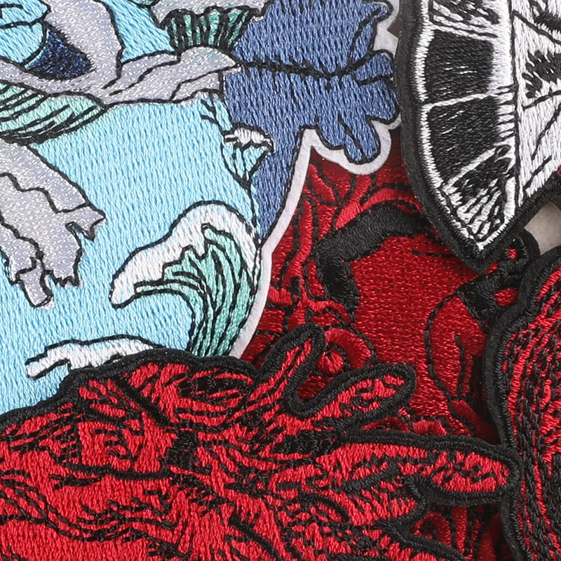 Aufnäher zum Aufnähen für Kleidung, Herz, Eisen, bestickt, schmelzbar, thermoadhäsive Designer-Mochila, Transfers de Con, Plancha, Stoffjeans – Detail 16