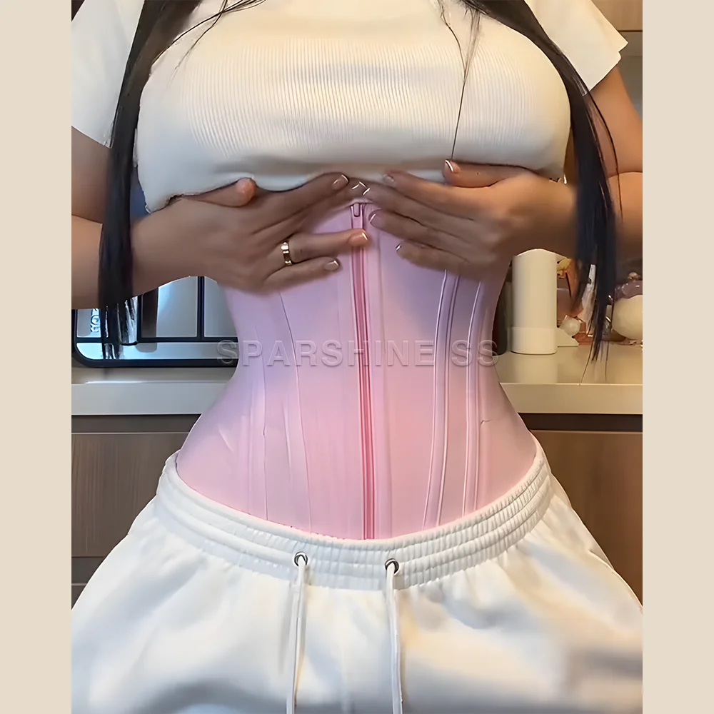 

Fajas Colombianas Reducing Shaper Hourglass Body Sculpting Corset Binders Postpartum Female Slimming Waist Trainer
