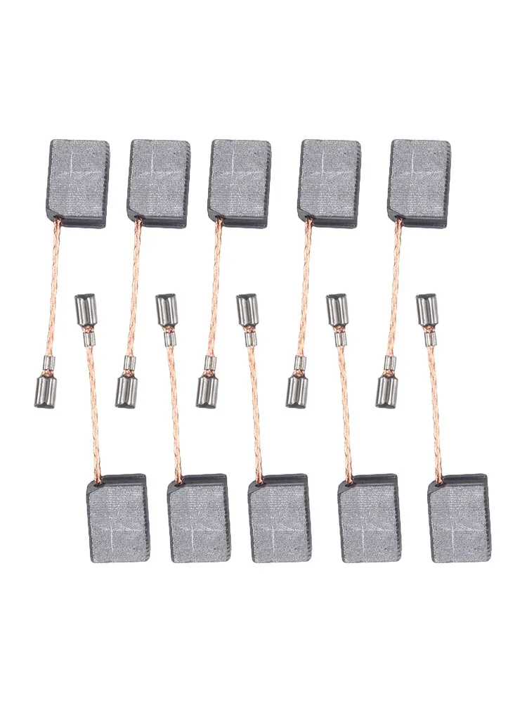 10pcs Carbon Brushes Replacement For WU900-WU829-WU816 WU771 S1M-FF05-100S Angle Grinder Power Tool Parts Accessories 6x11x15mm
