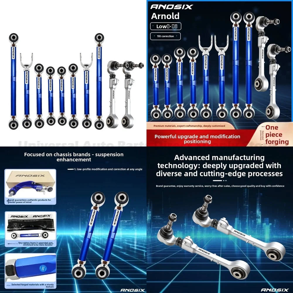 

For BMW 1 2 3 4 5 Series X1 Adjustable Rear Control Arm Camber and Toe Link Kit Premium Performance