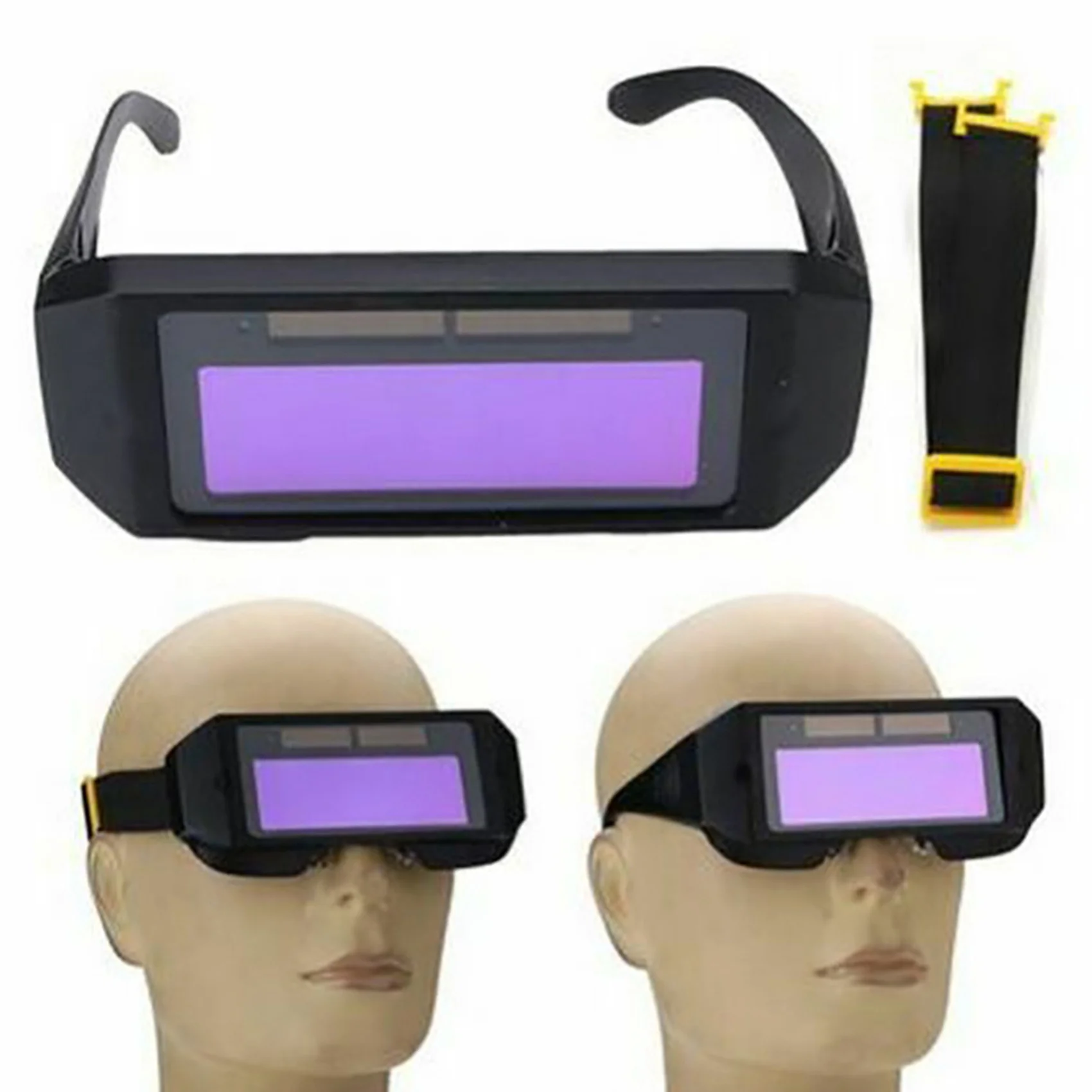Hot kf-2X Auto Darkening Welding Helmet Durable Automatic Light Change Anti-Glare Eyes Shied Goggle Glasses Masks Autos Shades
