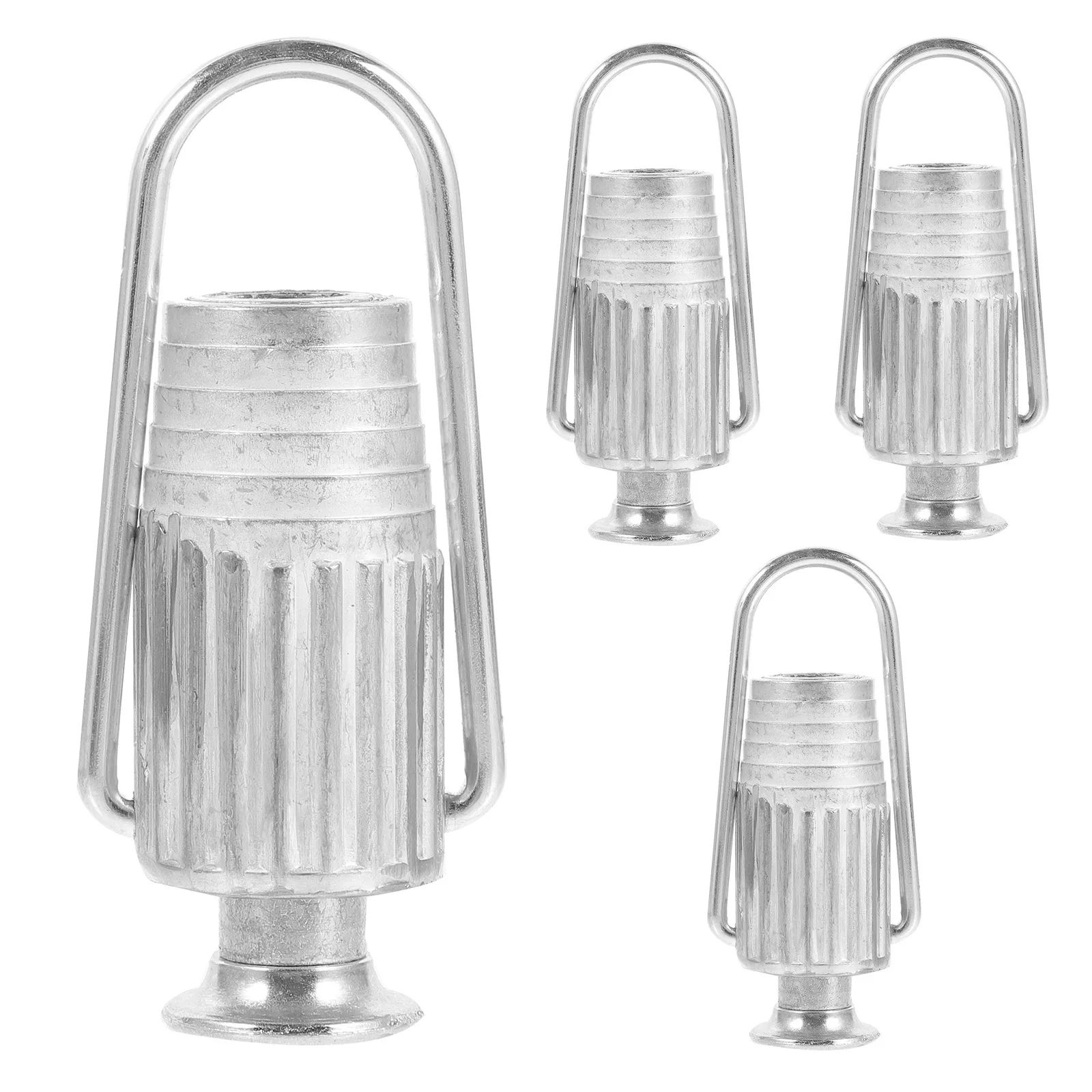 

4pcs Metal Clothesline Tightener Aluminum Lightweight Spring Ball Bearing Twist Operated Tautness Control For Household Supplies