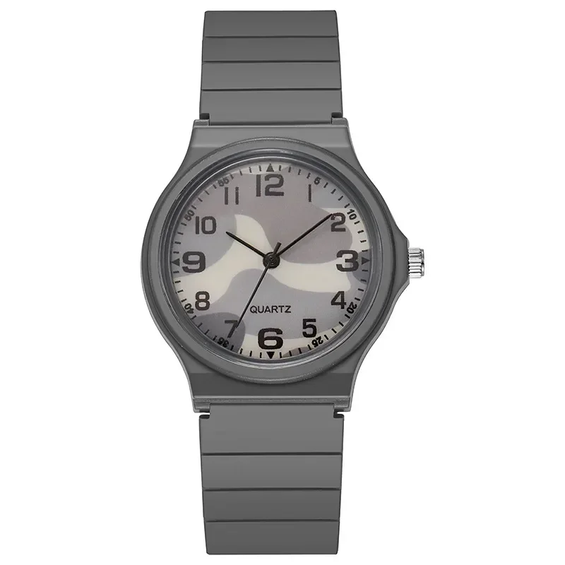 Camouflage Band Quarz Jungen und Mädchen Studenten Armbanduhr Silikon Geschenk Uhr für Kinder Reloj Mujer Montre Relogio feminino