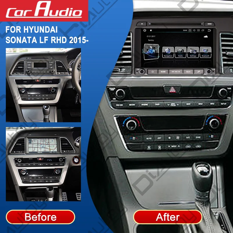 Android Car Radio For Hyundai Sonata LF RHD 2015- Multimedia DVD Player GPS Navigation 4G WIFI Stereo Carplay Auto DSP Headunit