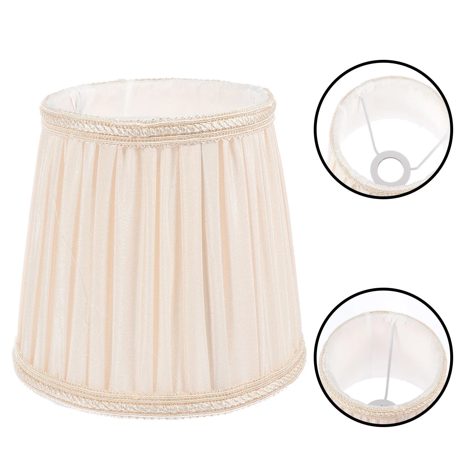 

1Pcs Linen Lampshade Elegant Decorative Lamp Cover Bedroom Living Room Table Light Home Lampshade Protective Light